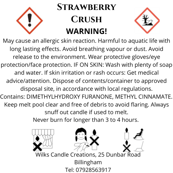 Strawberry Crush Scented Candle image 1