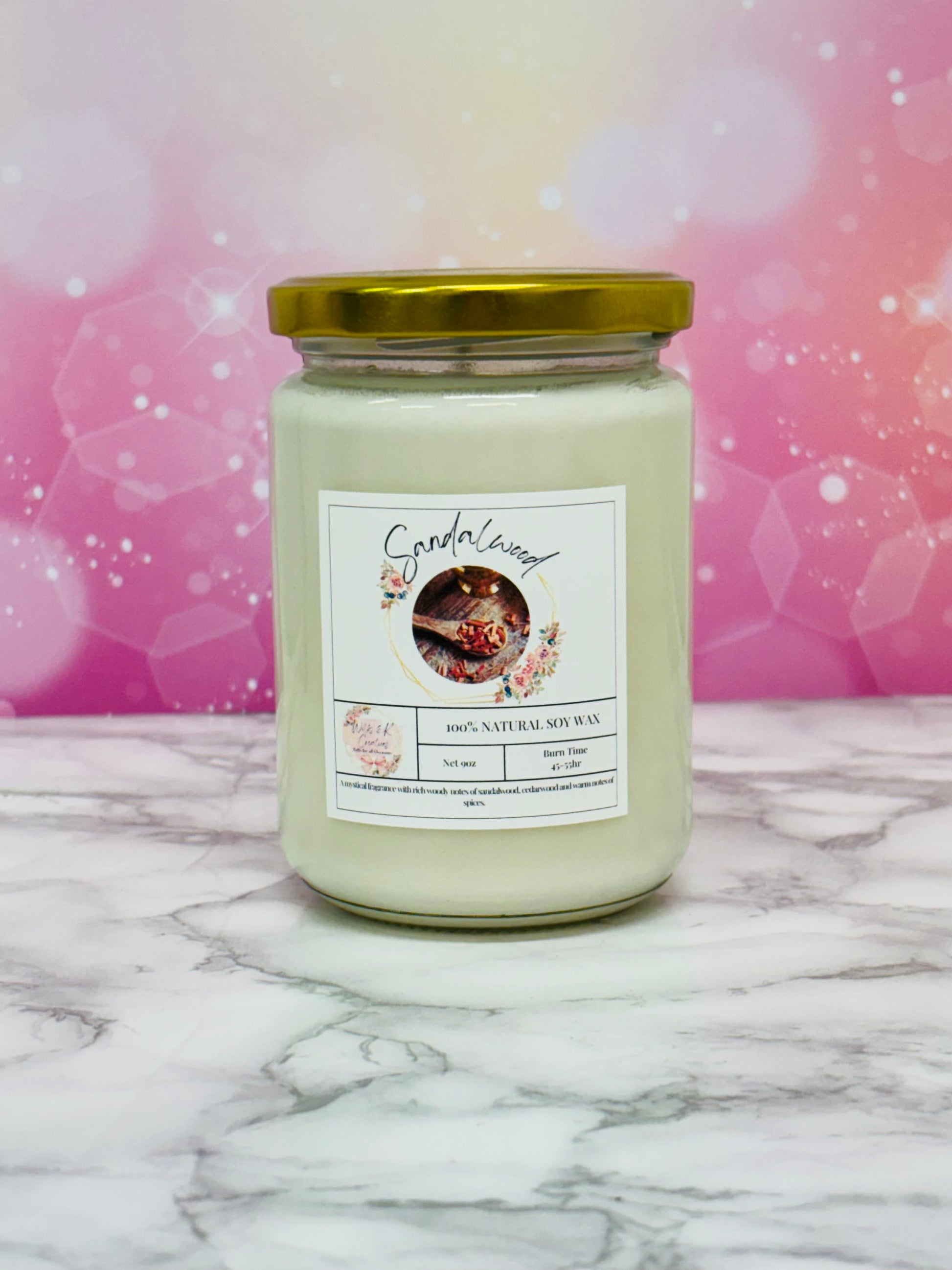 Sandalwood Scented Candle image 0