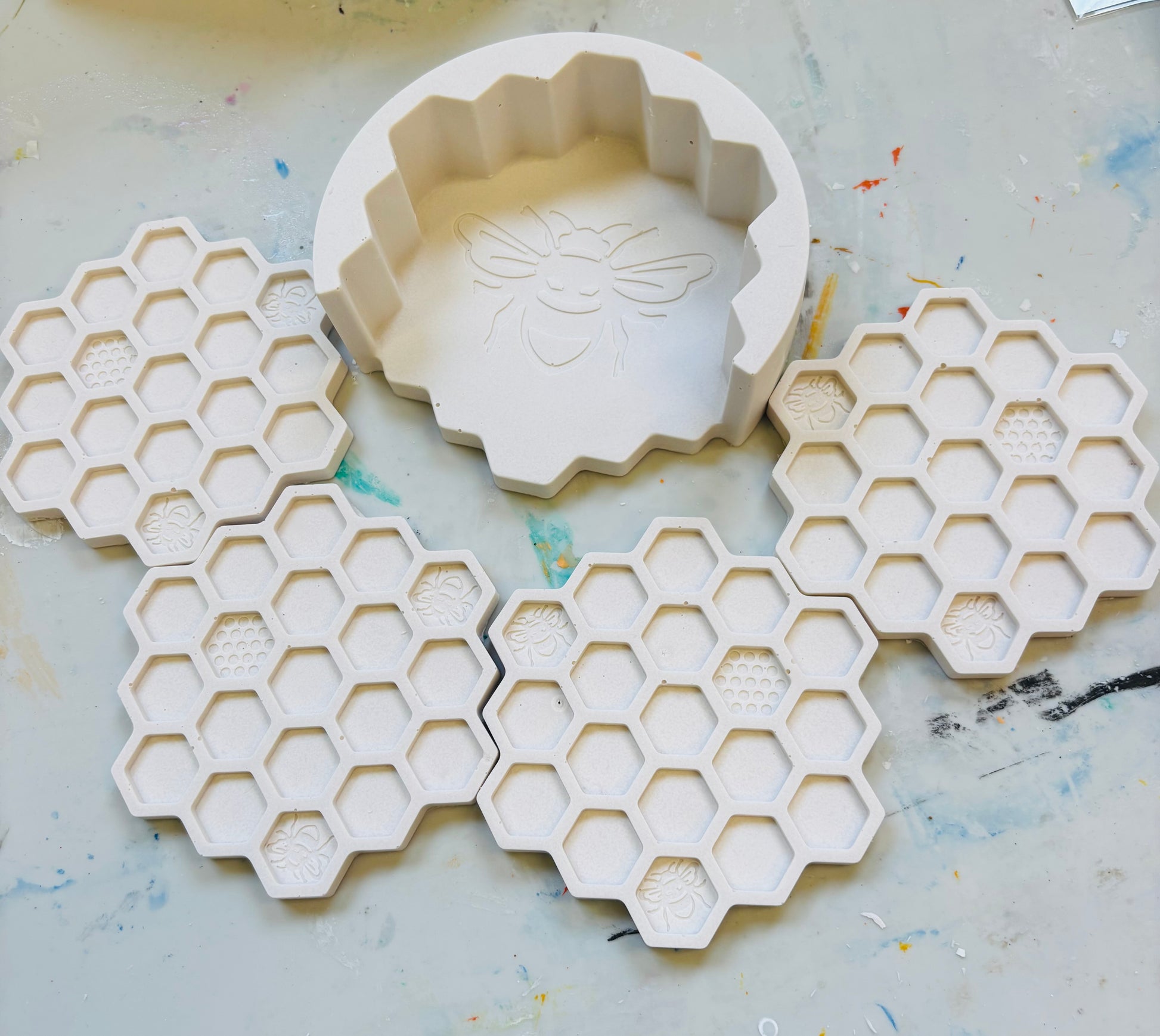 Bee Themed Coaster Sets image 1