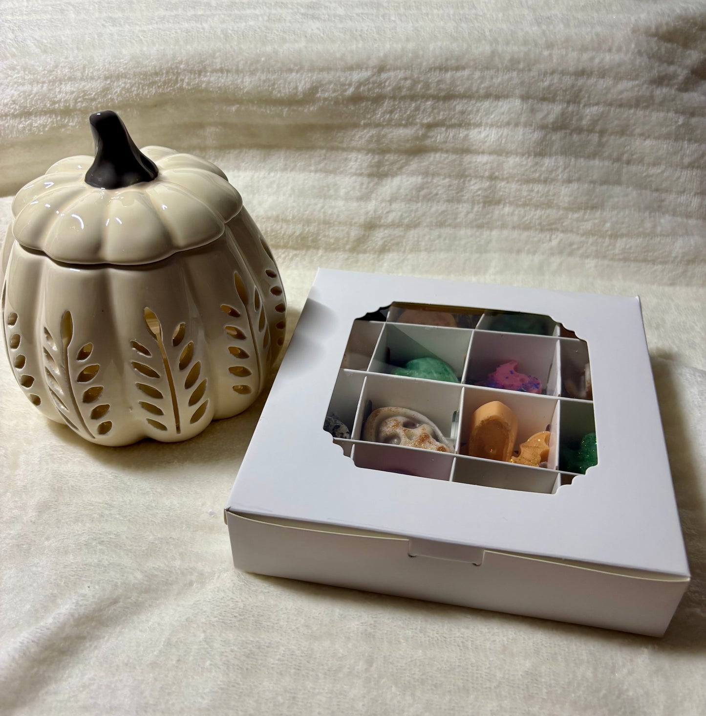 Autumn White Pumpkin Wax Melt Bundle – Pumpkin Spice, Sweater Weather & More