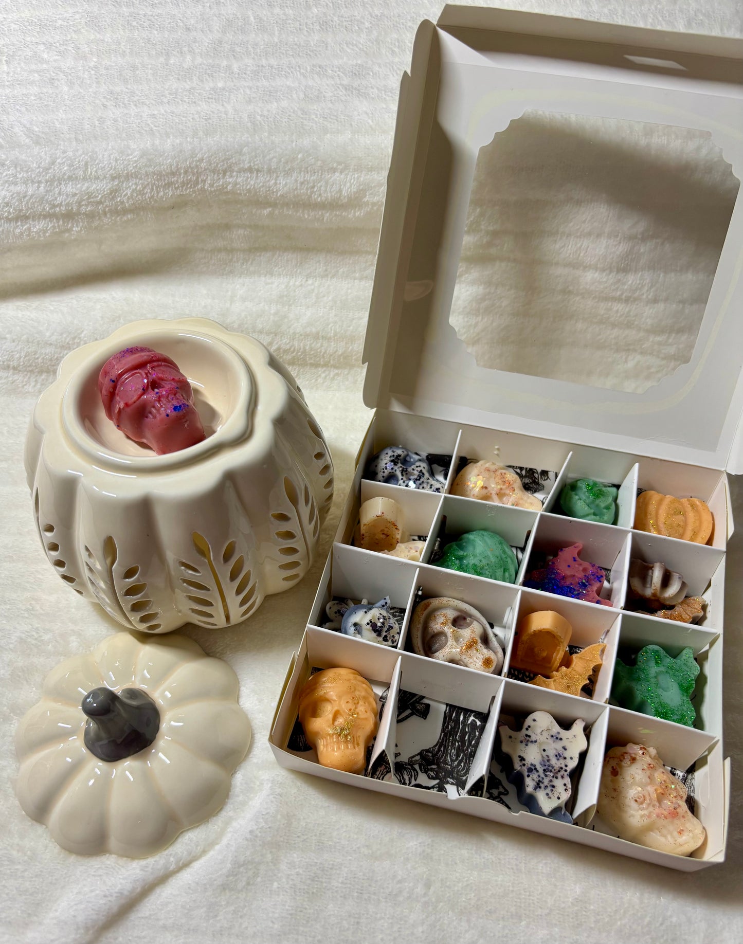 Autumn White Pumpkin Wax Melt Bundle – Pumpkin Spice, Sweater Weather & More