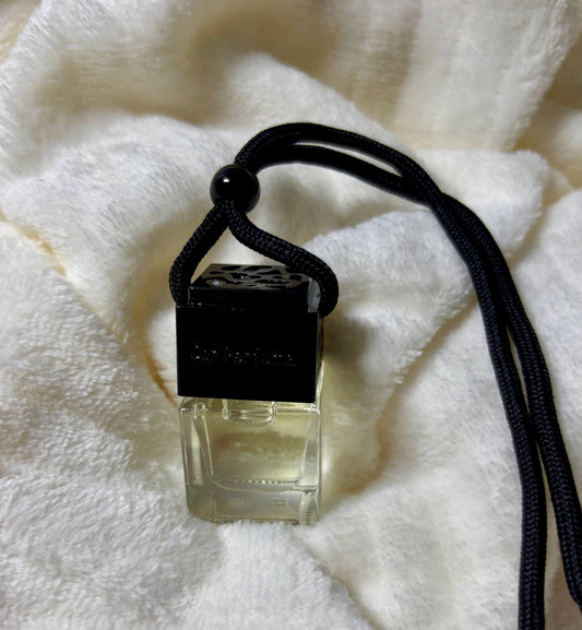 Luxury Car Diffuser | Glass Bottle with Black Lid | Long-Lasting Fragrance