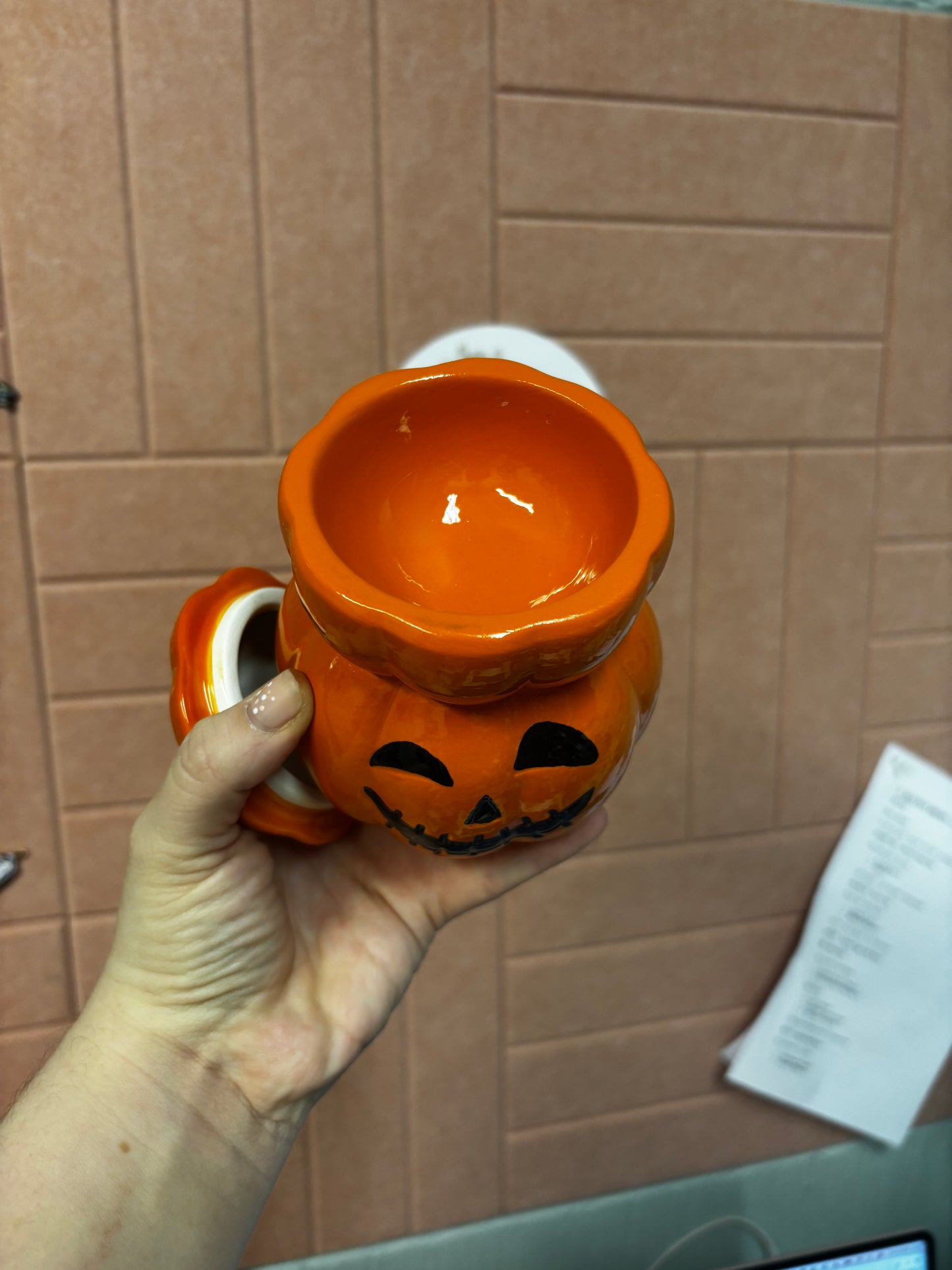 Pumpkin Jack Wax Melt Burner | Ceramic Halloween Wax Melter
