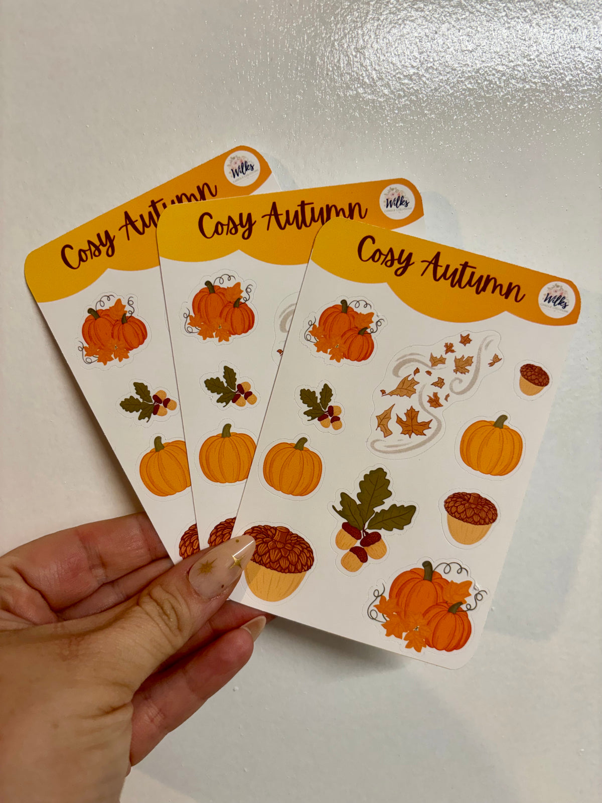 Cosy Autumn Planner Sticker Sheet