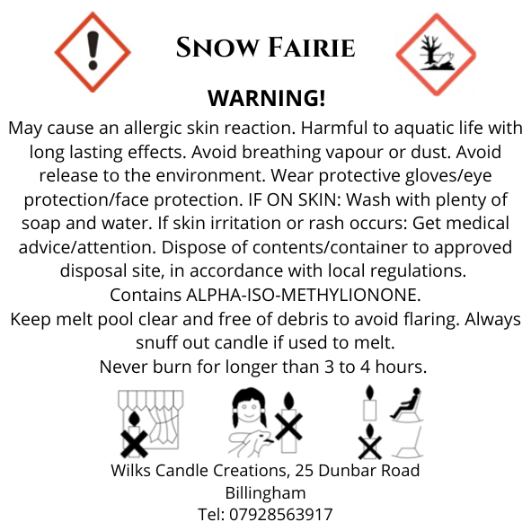 Snow Fairie Scented Candle image 1