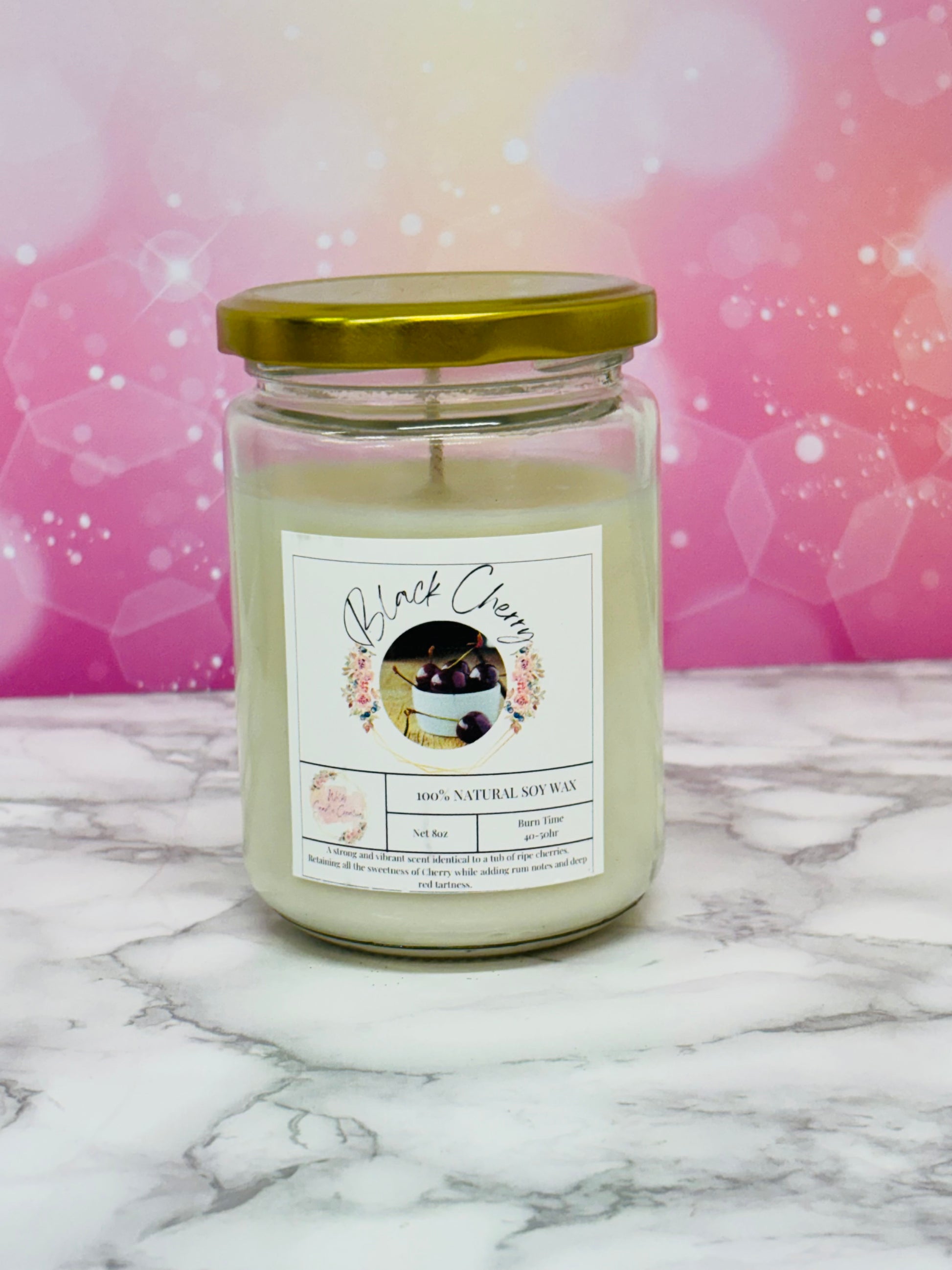 Black Cherry Scented Candle image 0