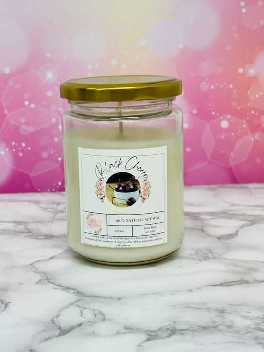Black Cherry Scented Candle image 0