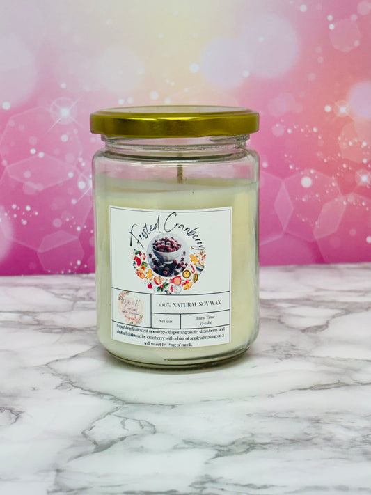 Frosted Cranberry Scented Candle image 0