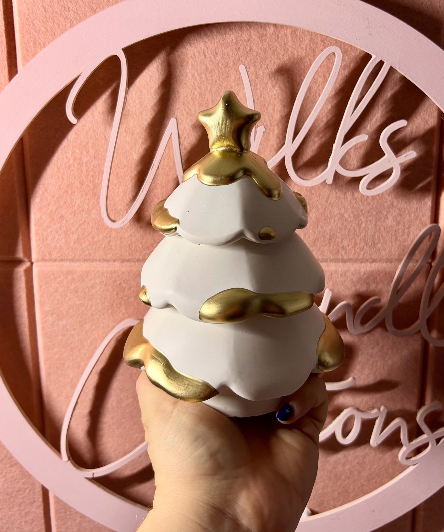 🎄 Christmas Tree Candle Pot – Limited Edition Handmade Candle