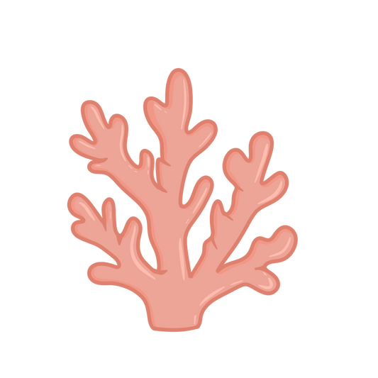 Coral Vinyl Sticker