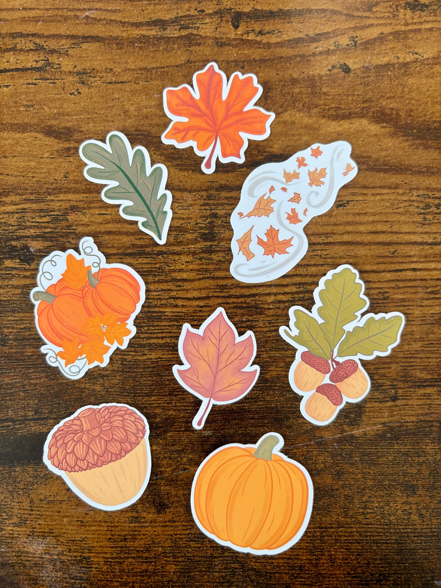 Autumn Woodland Die-Cut Sticker Pack