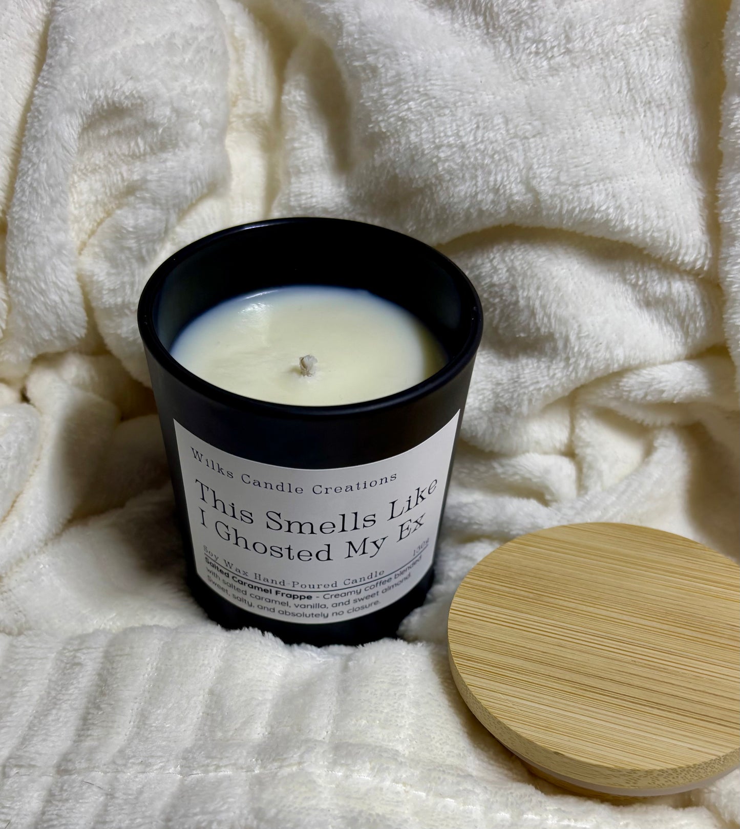 This Smells Like I Ghosted My Ex – Salted Caramel Frappe Candle