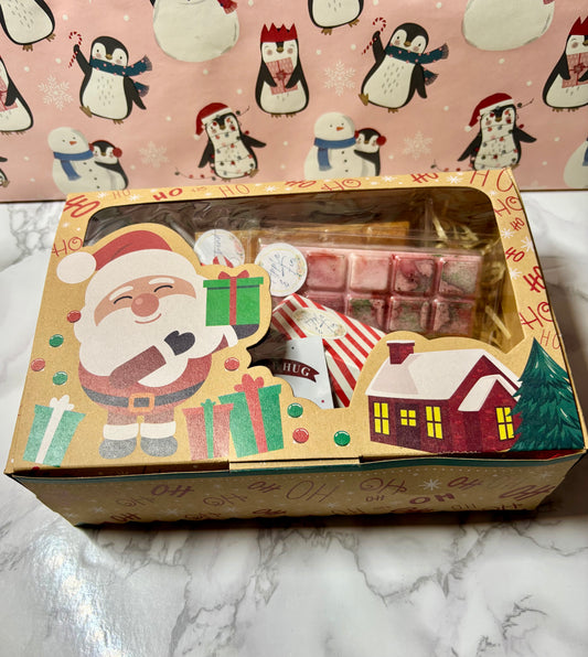 🎁 Christmas Gift Box – Handmade Candle & Wax Melt Gift Set