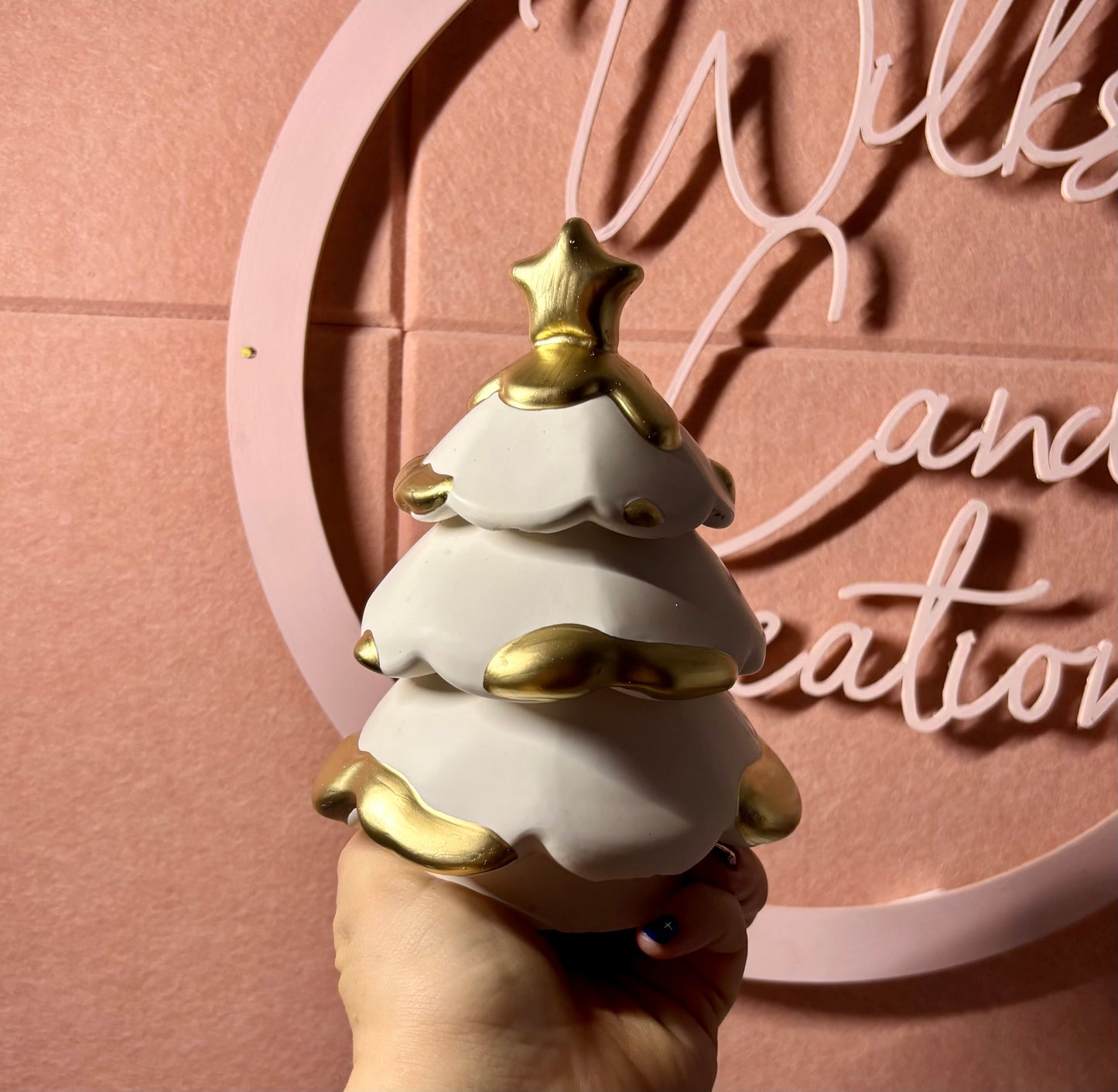 🎄 Christmas Tree Candle Pot – Limited Edition Handmade Candle