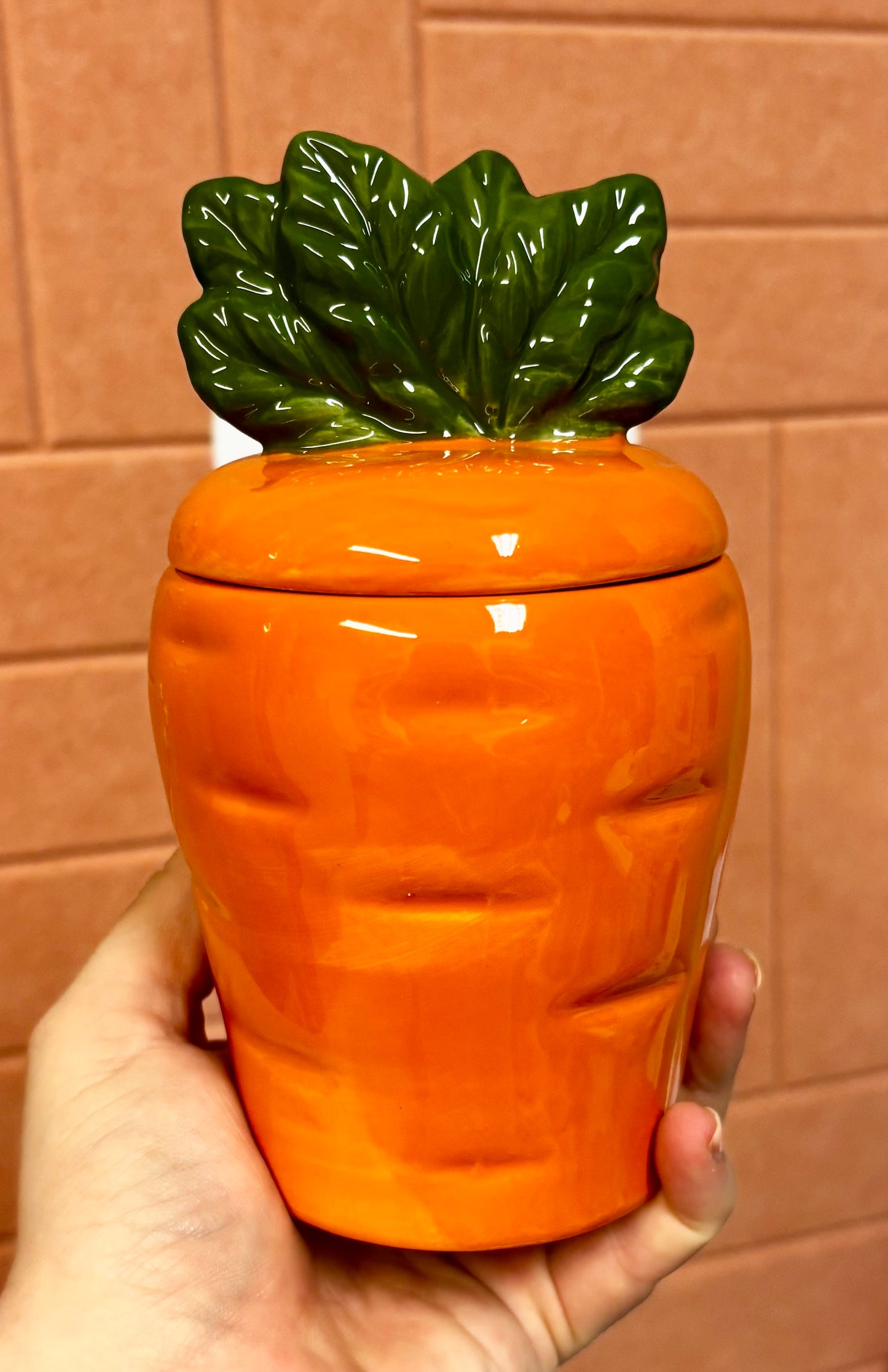 Carrot Wax Melt Burner With Lid | Ceramic Easter Wax Melt Warmer