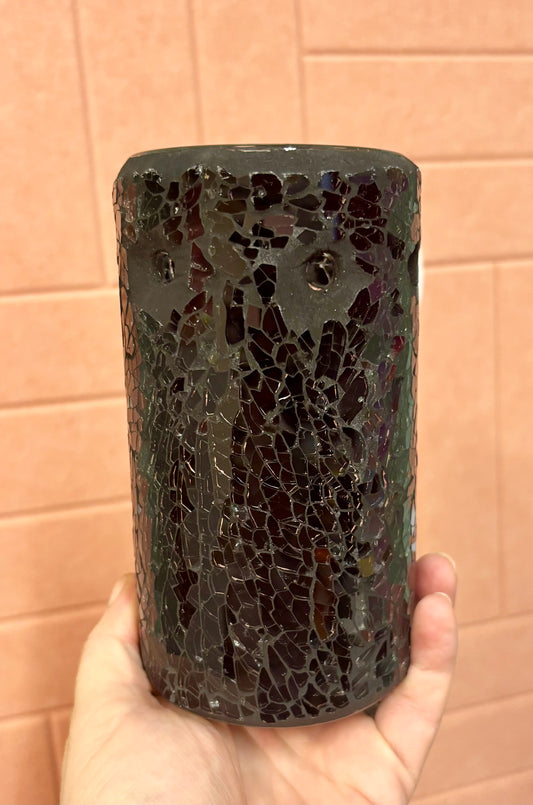 Mosaic Glass Wax Melt Burner | Crackle Effect Wax Melter