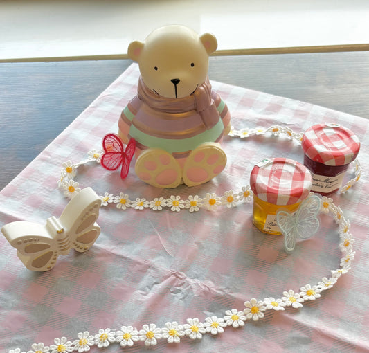 Barnaby the Golden Bear Candle Pot | Cookie Crumble