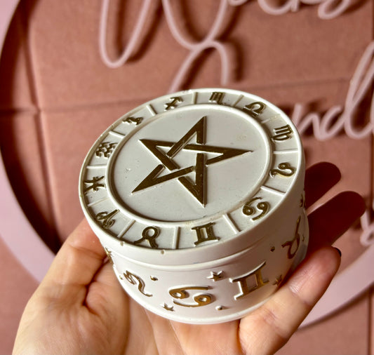 ✨ Perfectly Imperfect Zodiac Trinket Box – Seconds Sale