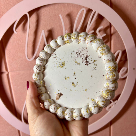✨ Perfectly Imperfect Beaded Tray – Seconds Sale
