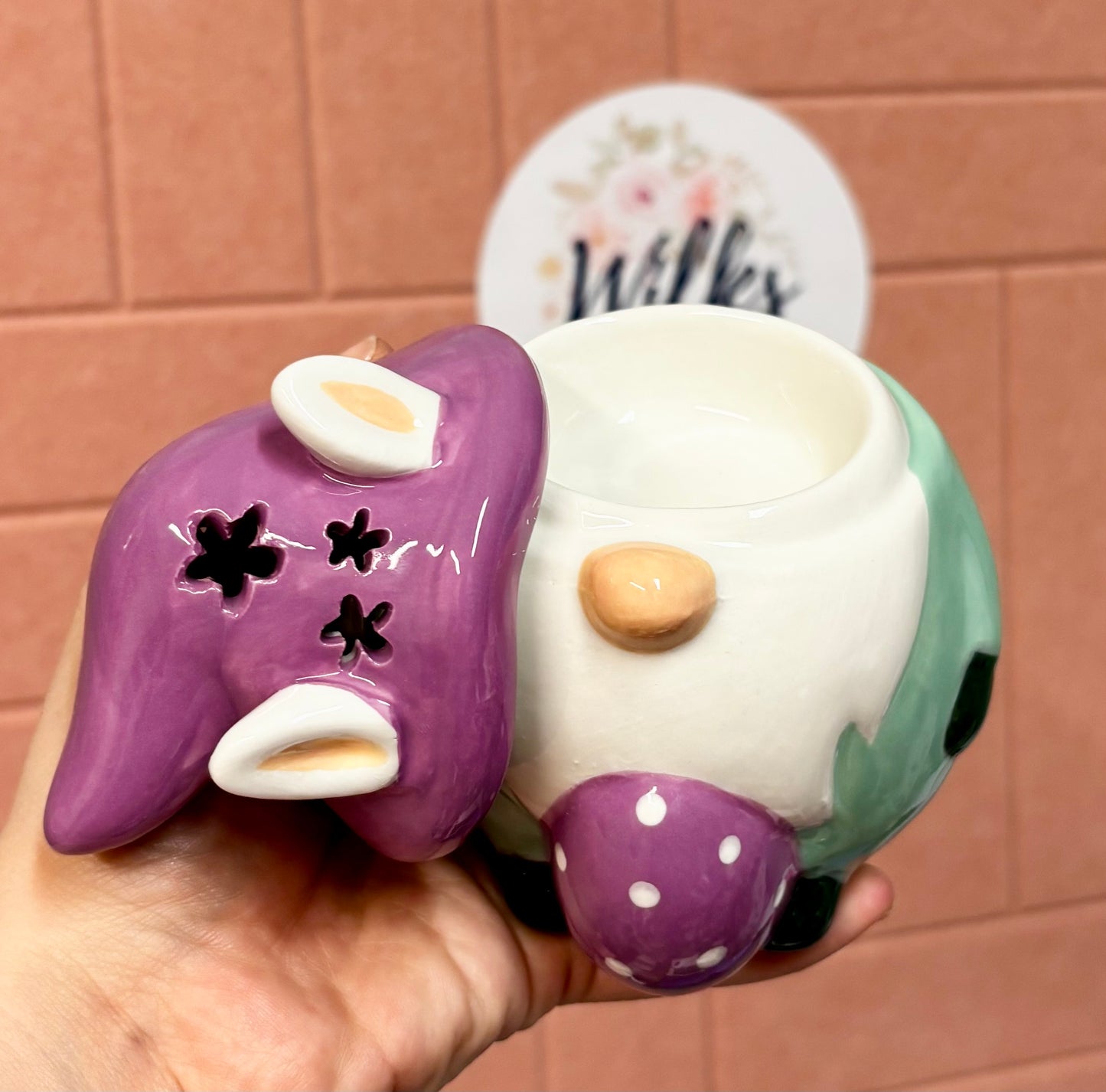 Easter Bunny Gonk Wax Melt Burner | Ceramic Wax Melt Warmer