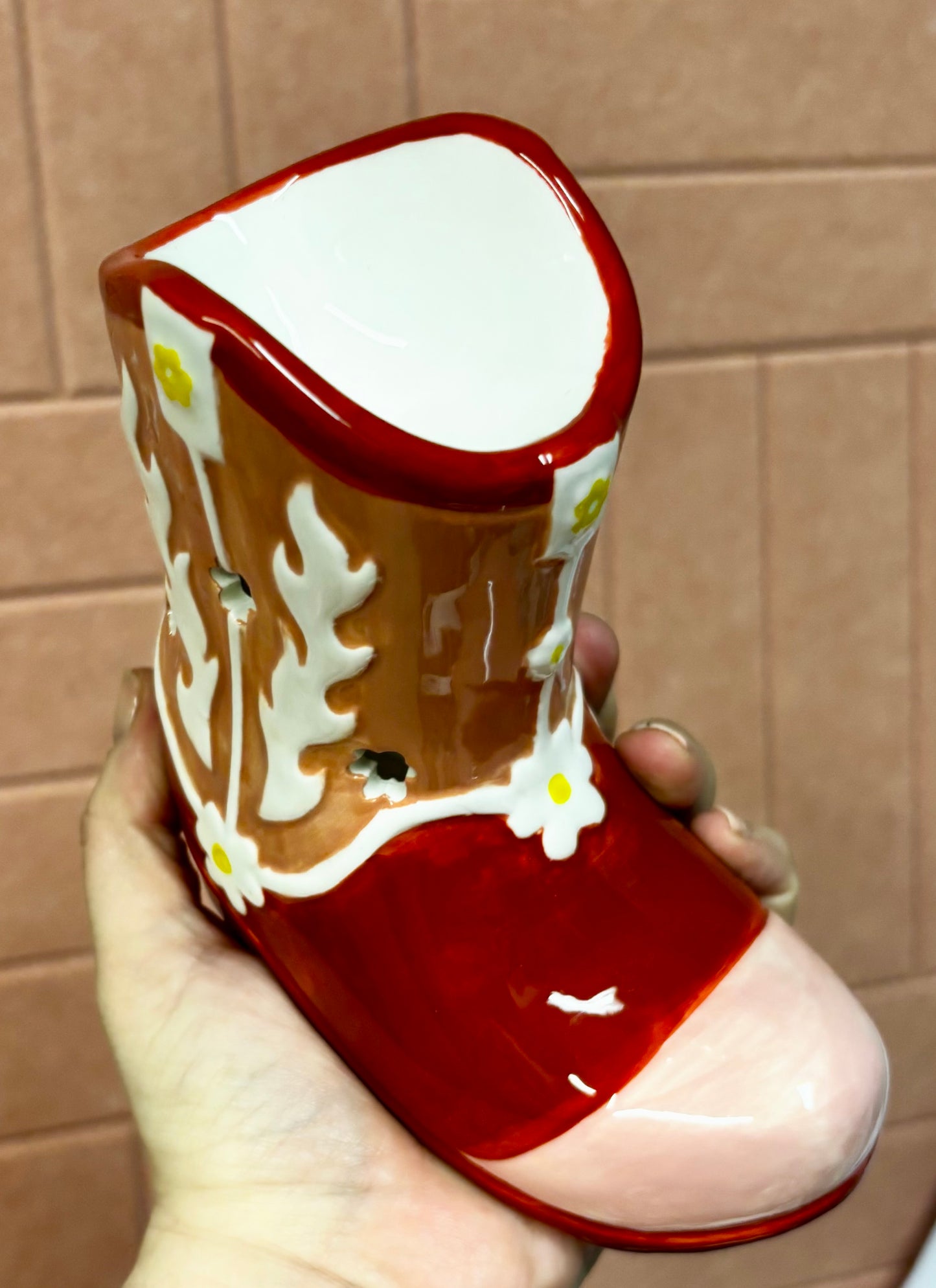 Cowboy Boot Wax Melt Burner | Western Style Ceramic Wax Melter