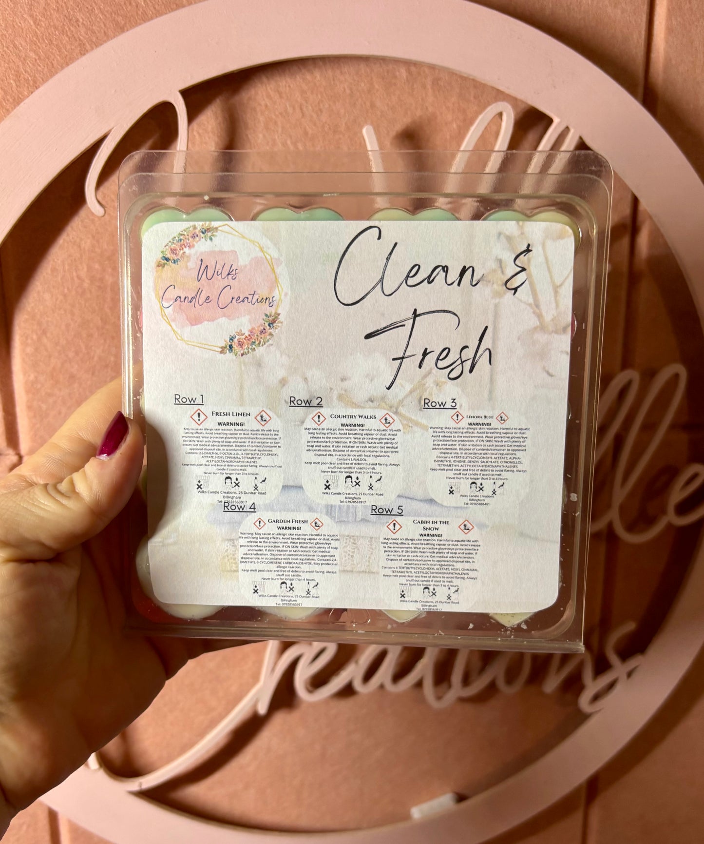 🌸 Clean & Fresh Wax Melt Collection
