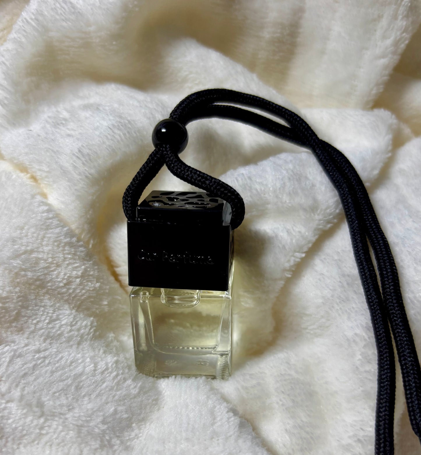 Luxury Car Diffuser | Glass Bottle with Black Lid | Long-Lasting Fragrance