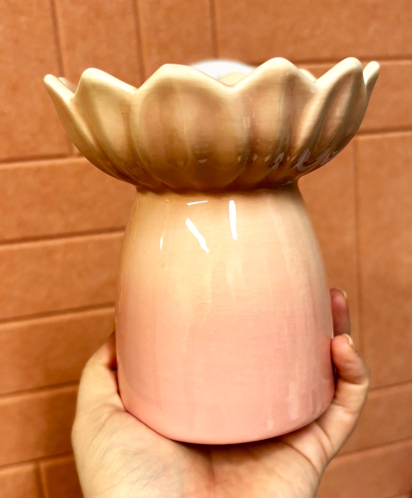 Water Lily Wax Melt Burner | Ceramic Flower Wax Melter