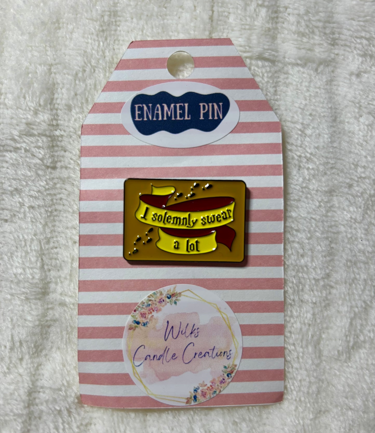 “I Solemnly Swear a Lot” Enamel Pin