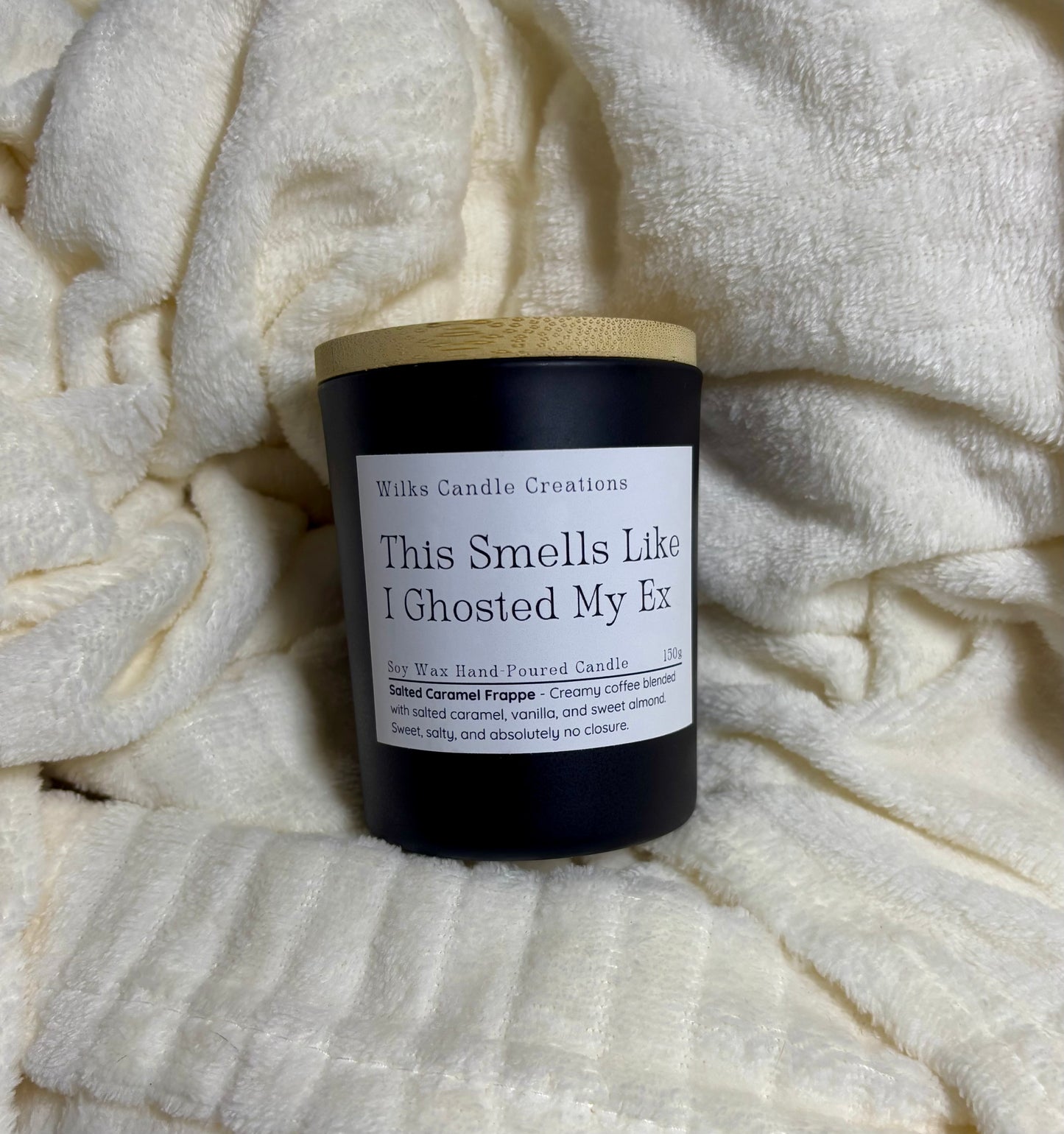 This Smells Like I Ghosted My Ex – Salted Caramel Frappe Candle