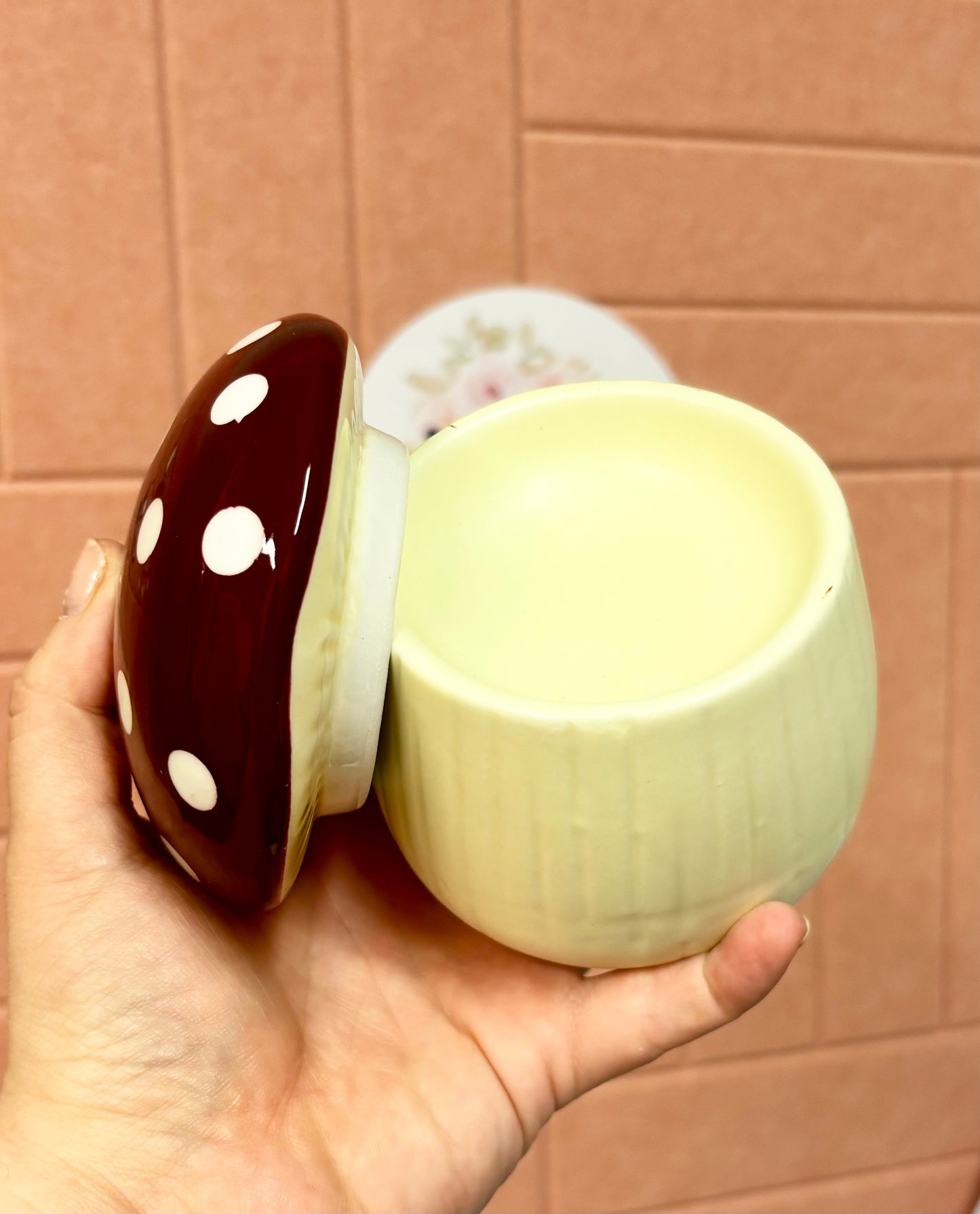 Mushroom Wax Melt Burner | Ceramic Toadstool Wax Melter