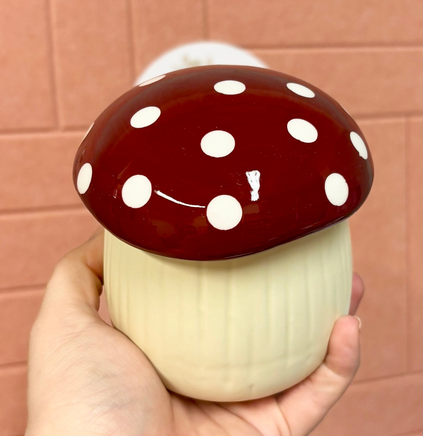 Mushroom Wax Melt Burner | Ceramic Toadstool Wax Melter