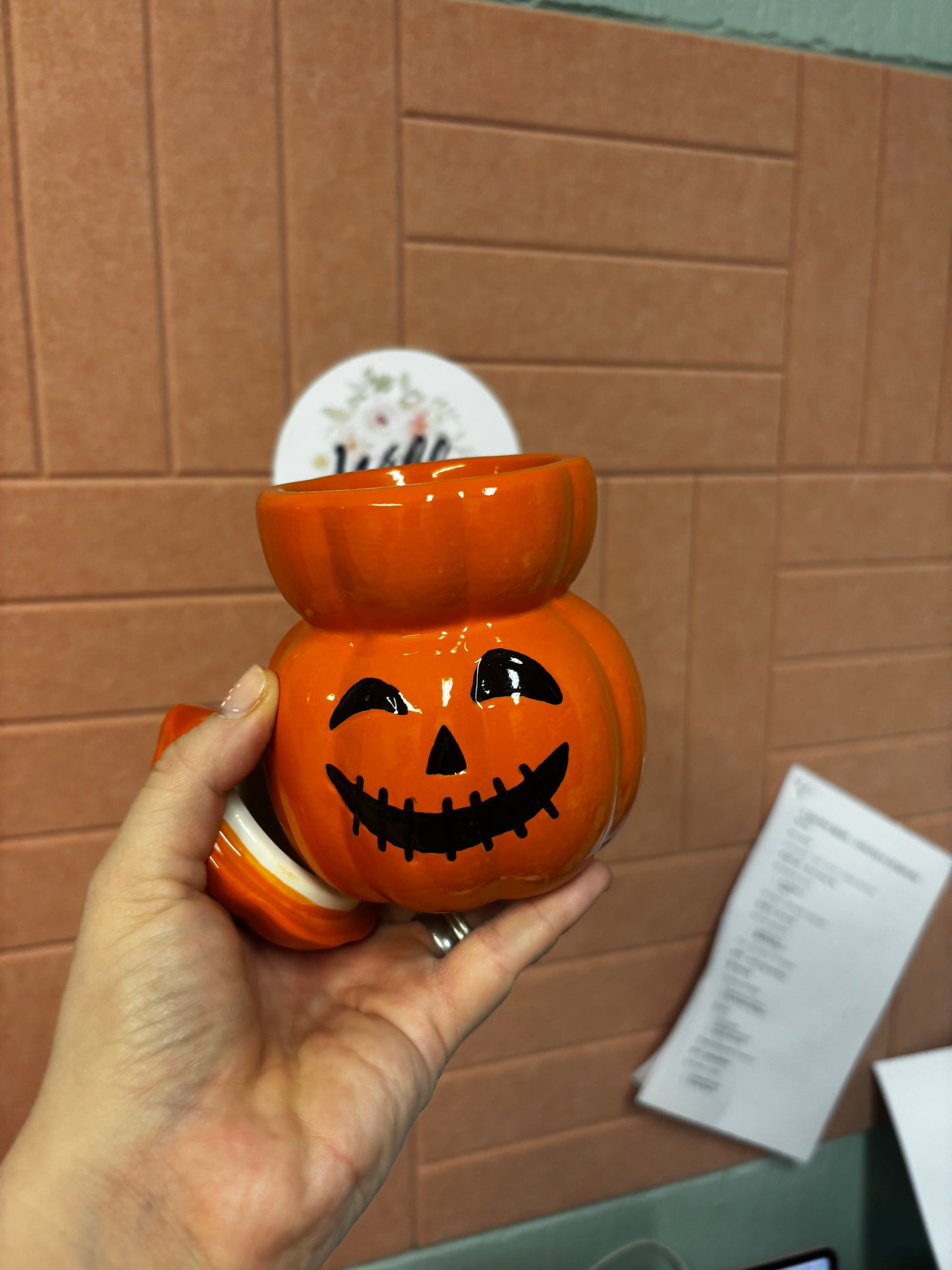Pumpkin Jack Wax Melt Burner | Ceramic Halloween Wax Melter