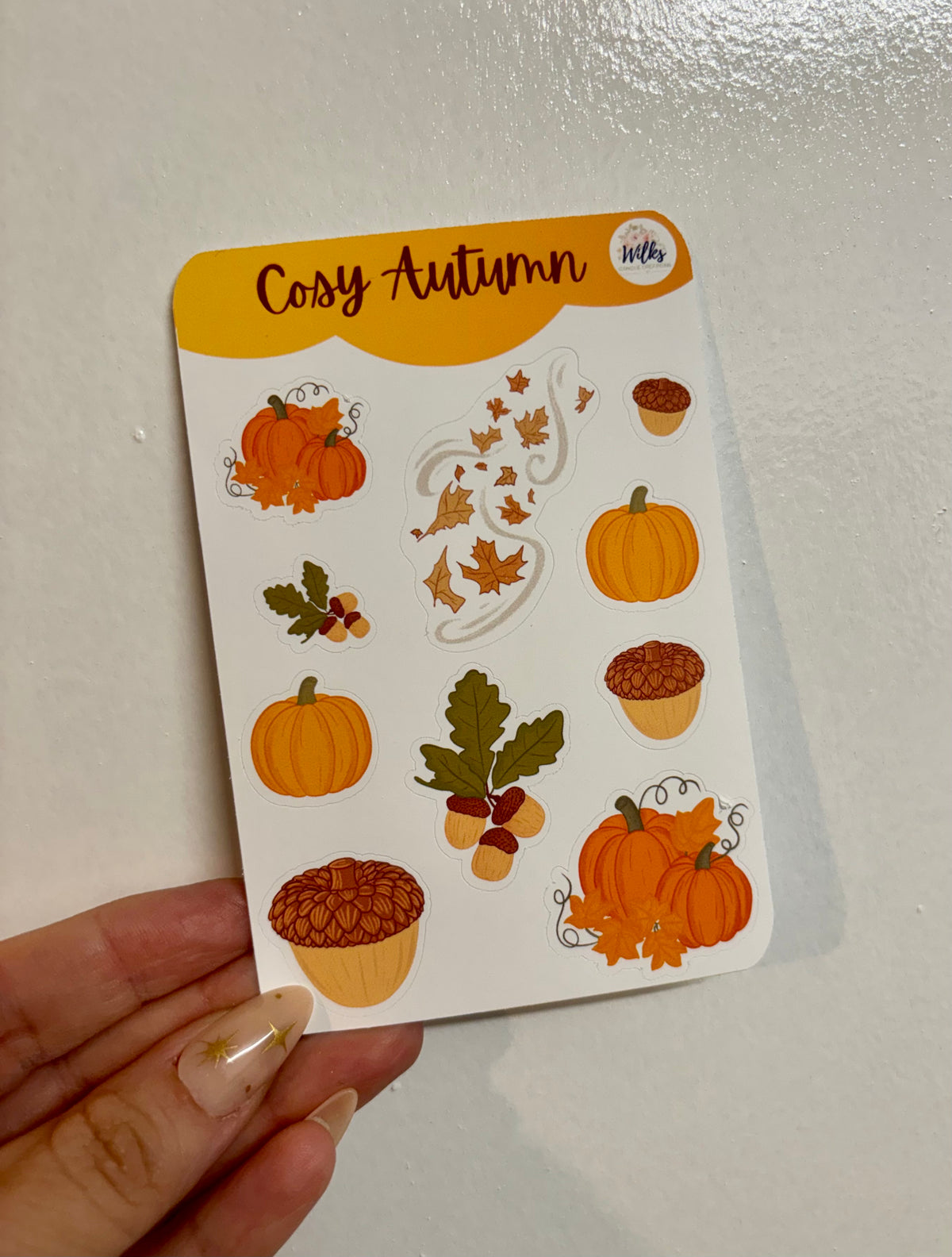 Cosy Autumn Planner Sticker Sheet