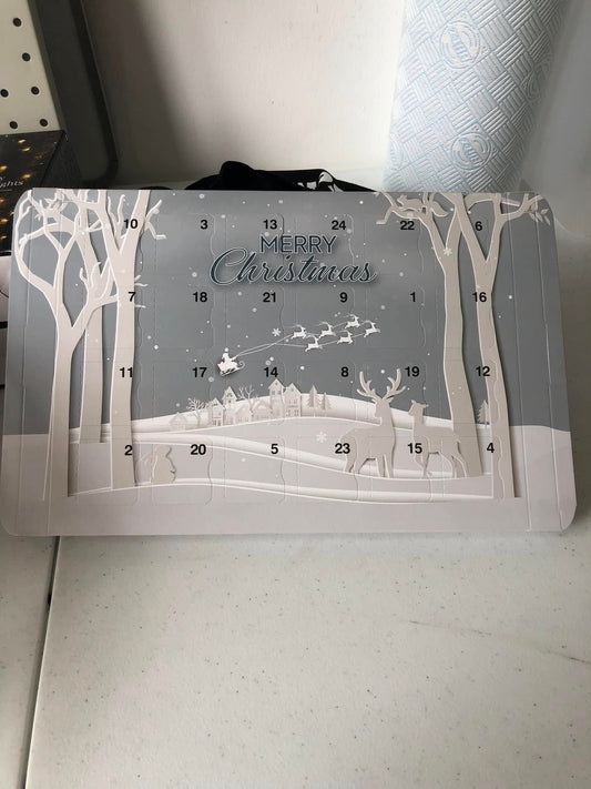 🕯️ Product Listing — Grey “Merry Christmas” Wax Melt Advent Calendar
