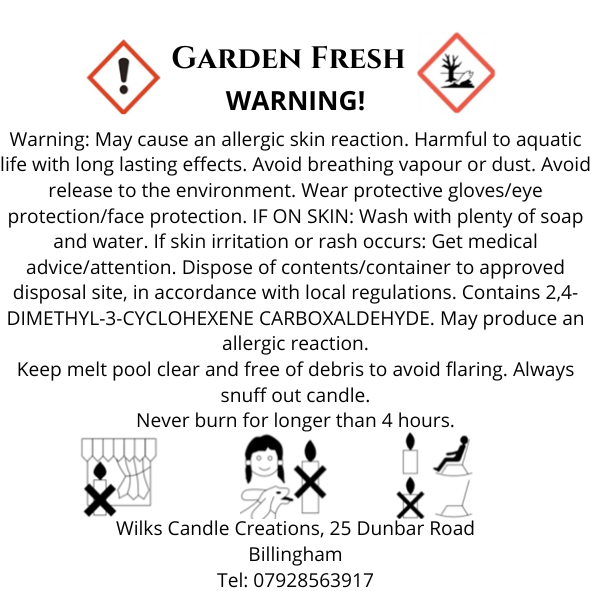 Garden Fresh Scented Candle image 1