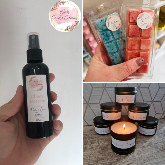 Mystery Scent Bundle – Soy Candle, Snapbar & Room Spray